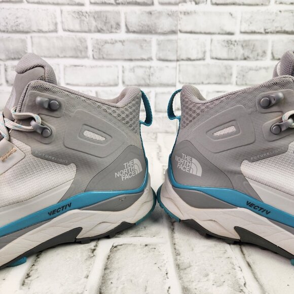 The North Face Vectiv Exploris Futurelight Women's Sz 8.5 Gray Mid Hiking Boots - Picture 4 of 11